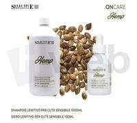 Selective Professional Hemp Capelli secchi e sfibrati SLES e SLS free Vegano KIT