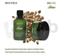 Selective Professional Hemp Capelli secchi e sfibrati SLES e SLS free Vegano KIT