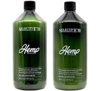 SELECTIVE PROFESSIONAL HEMP SHAMPOO 1LT + BALSAMO 1LT IDRATANTE CAPELLI SECCHI