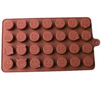 Selecto Bake Funny Emojis Stampo in silicone per cupcake, Brownie Topper, caramelle morbide e dure, gommose, bombe grasse di cheto, gelatina, vassoio per cubetti di ghiaccio, ideale per regali di