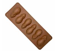 Selecto Bake Stampi in silicone per cioccolatini a forma di topo, antiaderente, riutilizzabile, per gelatine, pastelli, gelatine, decorazioni per torte, sapone, resina