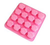 Selecto Bake Stampi in Silicone per Zampa, 16 cavità Stampo per Zampa di Cioccolato Stampo in Silicone per Cane Riutilizzabile Cucciolo Zampa di Gatto Stampi per cubetti di Ghiaccio