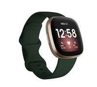 Sel inturini di ricambio compatibili con Fitbit Versa 3/Versa 4/Sense/Sense 2, in silicone, regolabili, accessori classici, cinturini fitness per donne e uomini, piccoli e grandi, Verde oliva