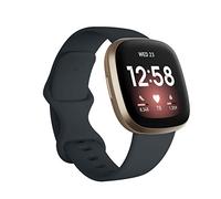 Sel inturini di ricambio compatibili con Fitbit Versa 3/Versa 4/Sense/Sense 2, in silicone, regolabili, accessori classici, cinturini fitness per donne e uomini, piccoli e grandi, Grigio scuro