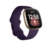 Sel inturini di ricambio compatibili con Fitbit Versa 3/Versa 4/Sense/Sense 2, in silicone, regolabili, accessori classici, cinturini fitness per donne e uomini, piccoli e grandi, Viola, Piccolo