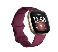 Sel inturini di ricambio compatibili con Fitbit Versa 3/Versa 4/Sense/Sense 2, in silicone, regolabili, accessori classici, cinturini fitness per donne e uomini, piccoli e grandi, Amaranto