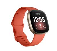 Seleek Cinturino di ricambio compatibile con Fitbit Versa 3/Versa 4/Sense/Sense 2, silicone, regolabile, accessorio classico, fasce fitness per uomo e donna, piccole e grandi, Arancione/rosso sera a