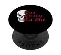 Selekton Head Skull Young to Die PopSockets PopGrip Adesivo