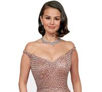 Selena Gomez (Long Dress) Half Body Buddy Cutout