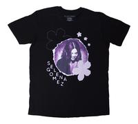 Selena Gomez Purple Floral ufficiale Uomo maglietta unisex