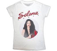 Selena Gomez - T-Shirt # Xl White Femmina # 80'S Glam