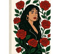 Selena Notebook Selena Quintanilla Inspired Design, Ruled Lined 120 Pages, Anything For Salinas, Como La Flor Notebook