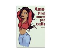 Selena Quintanilla Amor ProhibidoDipinti decorativi impermeabili e antimacchia Poster ad alta definizione adatti per molteplici scenari in salotti, camere da letto e uffici senza cornice, stile 30,5 x