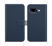 SELENCIA de luxe CUSTODIA A LIBRO per Google Google Pixel 9a, Blu