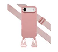 SELENCIA in Silicone con cordino staccabile COVER per Apple iPhone Air, Rosa