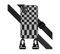 SELENCIA in Silicone di Design con cordino staccabile Cover per Apple iPhone 11, Nero