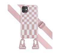 SELENCIA in Silicone di Design con cordino staccabile Cover per Apple iPhone 11, Rosa