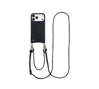 SELENCIA Nova Backcover con cordino e portacarte COVER per Apple iPhone 17 Pro Max, Nero