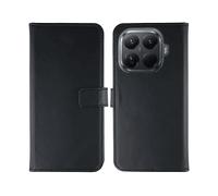 SELENCIA porta carte vera pelle CUSTODIA A LIBRO per Xiaomi 15T Pro, Nero