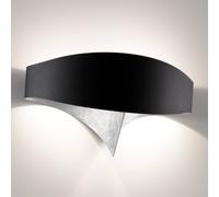 Selène Applique a LED Scudo con foglia d'argento 1003LED833
