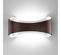 Selène Applique LED Ionica di acciaio, bronzo Selène