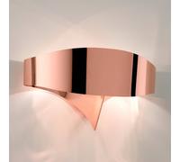 Selène Applique LED Scudo di acciaio, rame Selène