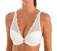 Selene, Bralette in Pizzo con Coppa Foderata Imbottita e Ferretto, Reggiseno Donna Collezione Irina, Colore Avorio, Taglia 3C