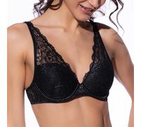 Selene, Bralette in Pizzo con Coppa Foderata Imbottita e Ferretto, Reggiseno Donna Collezione Irina, Colore Nero, Taglia 6C