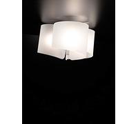 Selene illuminazione papiro plafoniera 70 W, Bianco Lucido