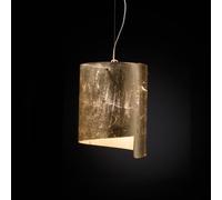 Selène Lampada a sospensione Papiro, Ø 26 cm, oro Selène