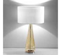 Selène Lampada da tavolo Costa Rica bianca, base ambra 2813-024011