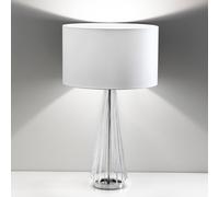 Selène Lampada da tavolo Costa Rica bianca, base traspar. 2813-023011