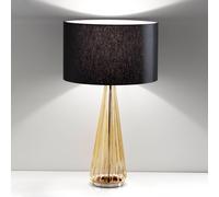 Selène Lampada da tavolo Costa Rica nera, base ambra 2813-024018