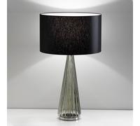 Selène Lampada da tavolo Costa Rica nera, base grigia 2813-030018