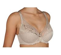 SELENE MARILUZ C-D-E Reggiseno con Ferretto Che combina Un Elegante Tessuto con Frange e Una Coppa in Tulle con Pizzo (C, Tierra, 7)