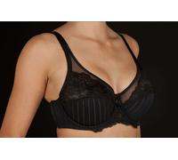 Reggiseno a balconcino microfibra e pizzo con ferretto Coppa C SELENE