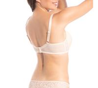 Selene Modello Laia C. Reggiseno con Imbottitura, Cerchi e Tessuto in Tulle Abbinato con Pizzo. RIF. 363, rosé, 90 Donna