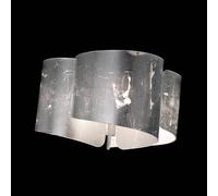 Selène Plafoniera Papiro a 3 luci, argento 374-033
