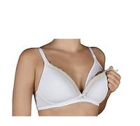 SELENE Reggiseno Allattamento Imbottito Senza Ferretto Cotone Jasmina Coppa c