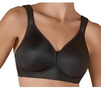 Selene Reggiseno Comfort Eloisa, Senza Ferretto, con Imbottitura e Spalline Larghe Coppa D (IT, Taglia della Coppa & Taglia della Fascia, D, 4, Nero)