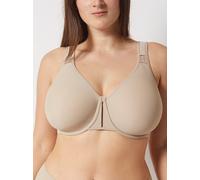 Selene, Reggiseno Contenitivo Donna con Spalline Larghe Comfort e Ferretto, Senza Imbottitura, Collezione Lorea, Colore Terra, Taglia 5F