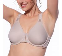 Selene, Reggiseno Contenitivo Donna con Spalline Larghe Comfort e Ferretto, Senza Imbottitura, Collezione Lorea, Colore Terra, Taglia 2D