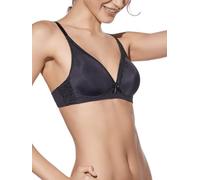 Selene, Reggiseno Donna a Triangolo Senza Ferretto, con Coppe Imbottite Rifinite in Pizzo, Collezione Adriana, Colore Nero, Taglia 1B