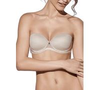 Selene Reggiseno Donna Balconcino con Ferretto e Spalline removibil Coppa Art. Esmeralda (6, Terra)