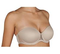 Selene Reggiseno Donna Balconcino con Ferretto e Spalline removibil Coppa Art. Esmeralda (7, Terra)