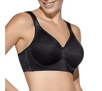 Selene, Reggiseno Donna con Fascia Anatomica, Spalline Larghe Comfort e Imbottitura, Senza Ferretto, Collezione Eloisa, Colore Nero, Taglia 9 D