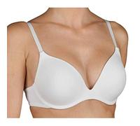 Selene, Reggiseno Donna con Ferretto in Silicone e Coppe Push-Up, Scollo a V in Morbida Microfibra, Collezione Adelaida