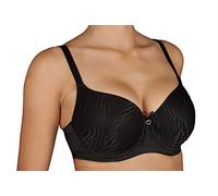 Selène Reggiseno Norma Imbottito con Coppa Morbida e Ferretto (3, Nero)