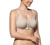 Selene Marta Reggiseno in Cotone Morbido Senza Ferretto e Imbottitura, Comoda Chiusura Frontale per Massimo Comfort - Tierra, 7B