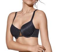 Selene Vanessa Reggiseno Coppa Foam con Anelli, Nero, 4C Donna